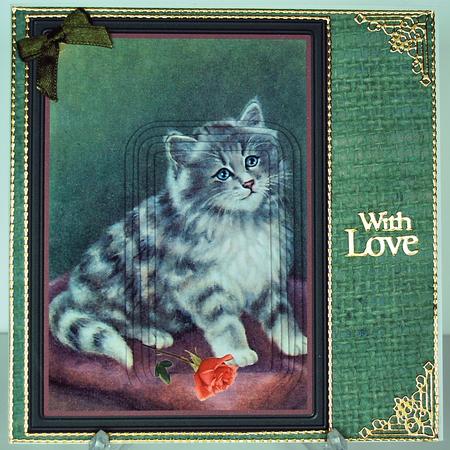 Pretty Blue Eyes Fluff the Kitten by Debra Macey