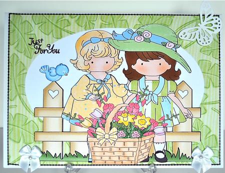 My Best Friend, with Little Bird & Flowers by Debra Macey