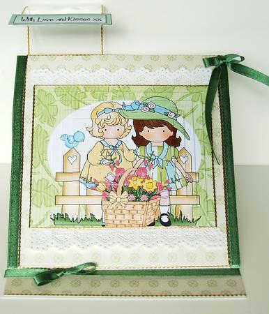 My Best Friend with Little Bird & Flowers, Pyramids by Debra Macey