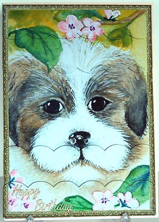 Cute Dog Stackers by Debra Macey
