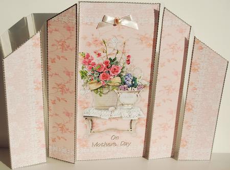Fleurs-theatre Fold Card by Debra Macey