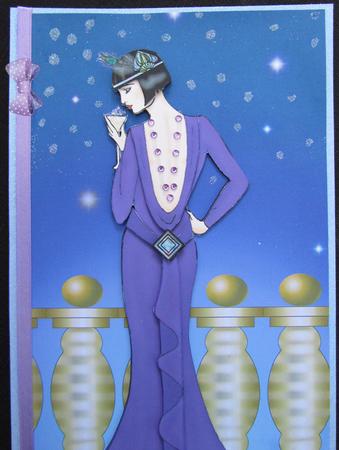 Art Deco Girl 2 by Debra Jenkinson