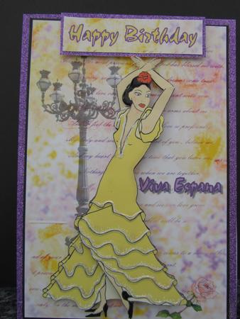 Spanish Flamenco Dancer by Debra Jenkinson