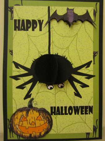 3D Spider for Halloween by Debra Jenkinson