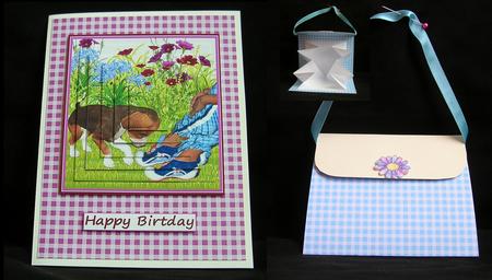 Gingham Backing Papers Kit by Debra Laraway