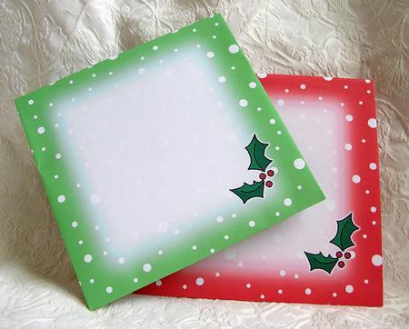 Bumper Value Pack of Square Christmas Envelopes by Debra Laraway