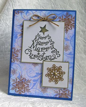 Christmas Church Window Backing Paper by Debra Laraway