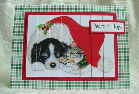 Christmas Friends Side Stacker by Debra Laraway
