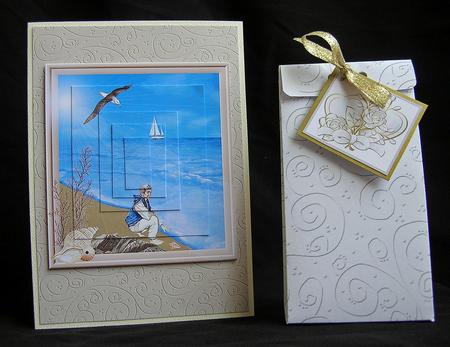 'swirls Embossed' Neutrals Backing Paper Kit by Debra Laraway
