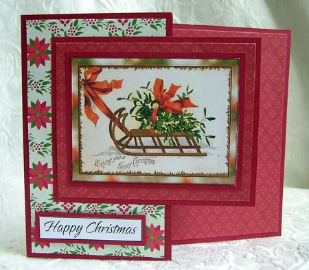 Framed Christmas Toppers 2 by Debra Laraway