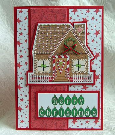 Festive Stars & Holly Swirls in Holly Colours by Debra Laraway