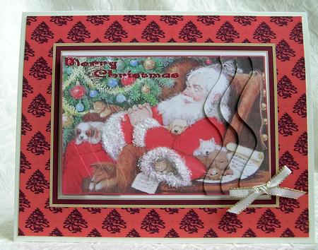 Snoozing Santa by Debra Laraway
