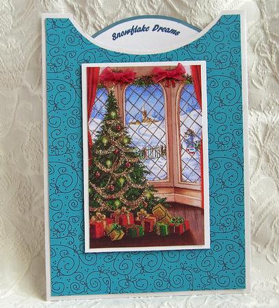 Festive Stars & Holly Swirls in Royal Colours by Debra Laraway