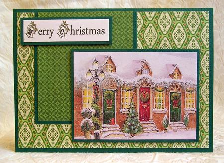 Christmas Scene 2 by Debra Laraway