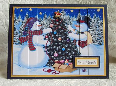 Snowmen's Merry Christmas by Debra Laraway