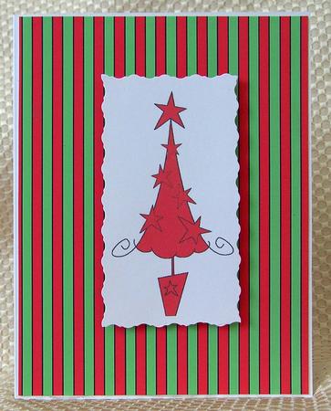Festive Multi & Stripes in Holly Colours by Debra Laraway