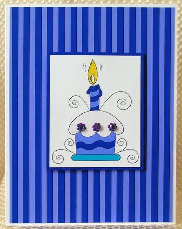 Festive Multi & Stripes in Royal Colours by Debra Laraway