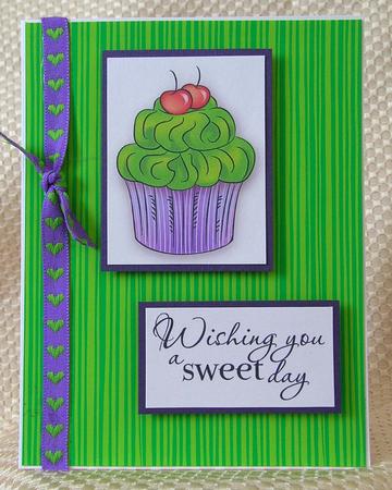 Festive Xmas Text & Stripes in Joy Colours by Debra Laraway