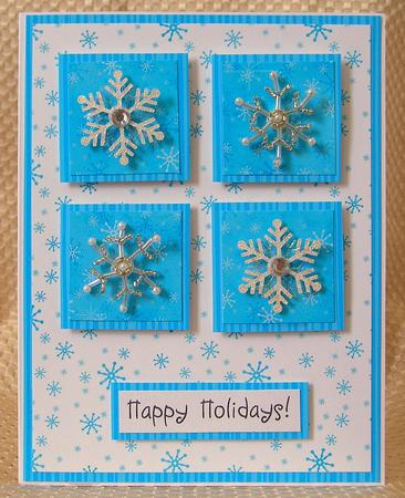 Festive Snowflakes in Joy Colours by Debra Laraway