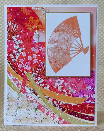 Oriental Style Backing Paper by Debra Laraway
