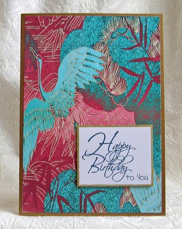 Oriental Crane Paper Pack by Debra Laraway