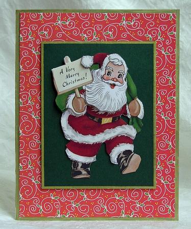 Festive Swirls & Dots in Holly Colours by Debra Laraway