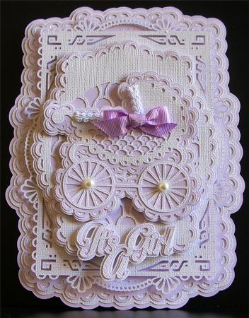 New Baby Boy & Girl Fancy Topper by Debra Laraway