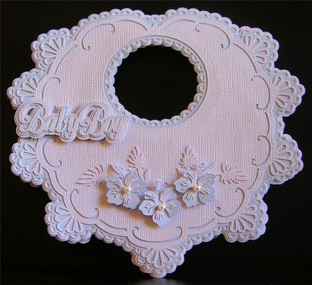 Baby Boy & Girl Bib Topper by Debra Laraway