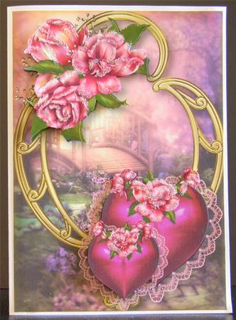 Hearts and Flowers Bumper Kit by Debra Laraway