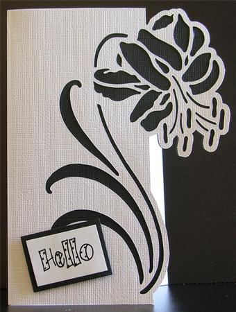 Floral Over The Edge Card 4 by Debra Laraway