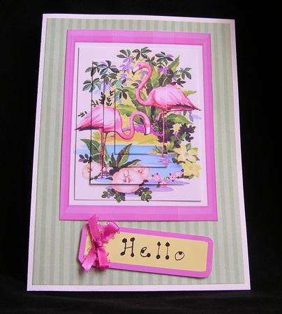 Pink Flamingo by Debra Laraway
