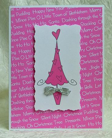 Christmas Text Xmas Snowglobe Matching Backing Paper Kit by Debra Laraway