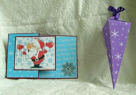 Festive Snowflakes & Text in Frost Colours by Debra Laraway