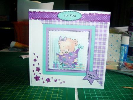 Rosie's Xmas Tree Quick Card Pyramage 5 by Dee Hughes