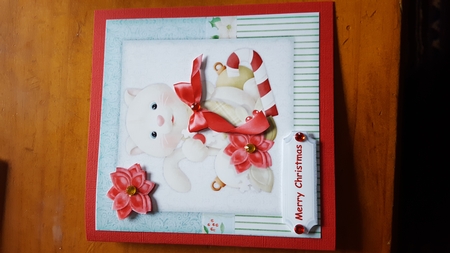 Cute Christmas Kittens Toppers by Deidre Chisnall