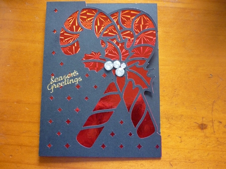 OVER THE EDGE CHRISTMAS CANDY CANES by Deidre Chisnall