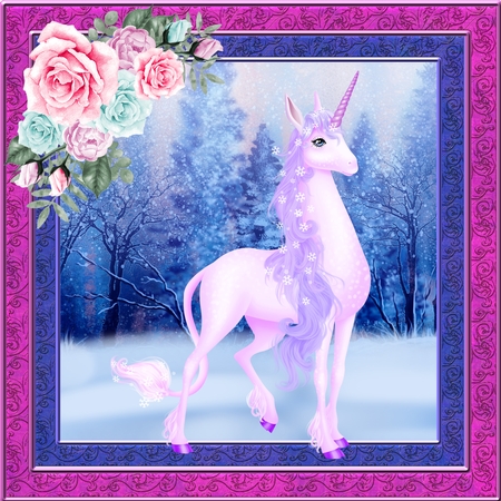 Winter Unicorns 3 CU/PU from Bella Caribena  by Deloraine Neubauer