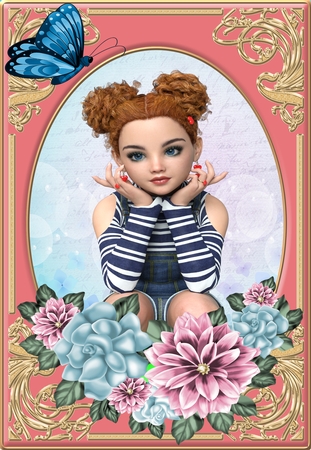 20 Tranquil Days Butterflies  by Deloraine Neubauer