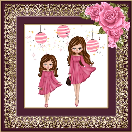 Charming-Sweet Frames by Deloraine Neubauer