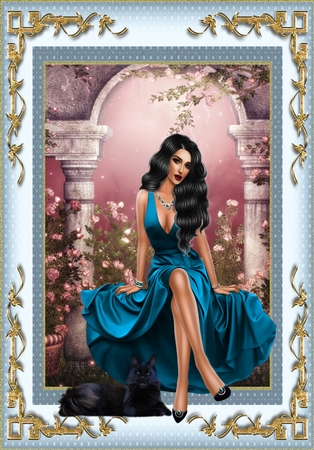 20 Candy Floss Frames A5 by Deloraine Neubauer
