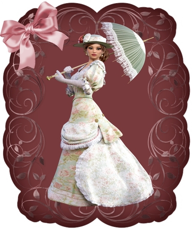 Bridal Blush Leaf Mat by Deloraine Neubauer