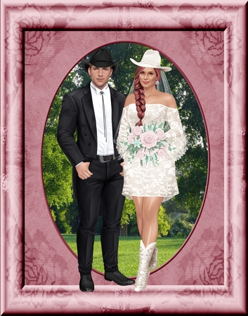 Rose Frames-Unique A5 by Deloraine Neubauer