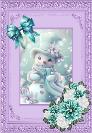 2 Christmas Time A5 Frames 2 by Deloraine Neubauer
