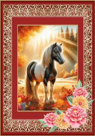 Autumn Forest Pony by Deloraine Neubauer