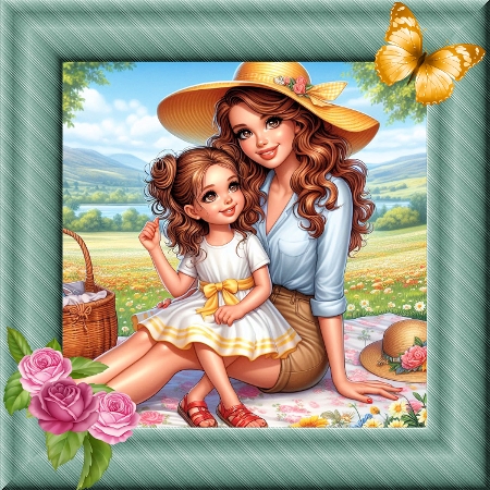 Mother and Daughter by Deloraine Neubauer