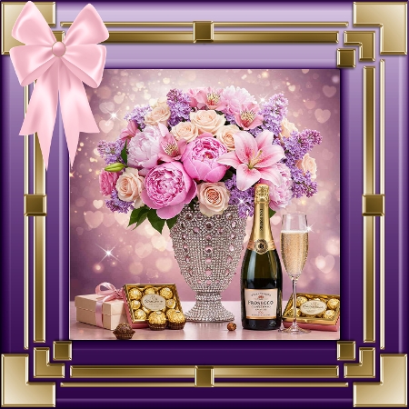 Floral Fizz 2 by Deloraine Neubauer