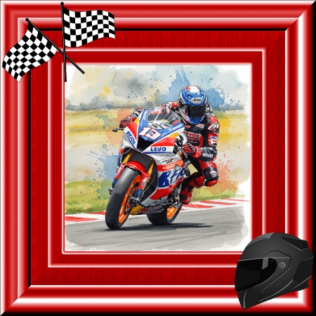 Motorbikes 3 by Deloraine Neubauer