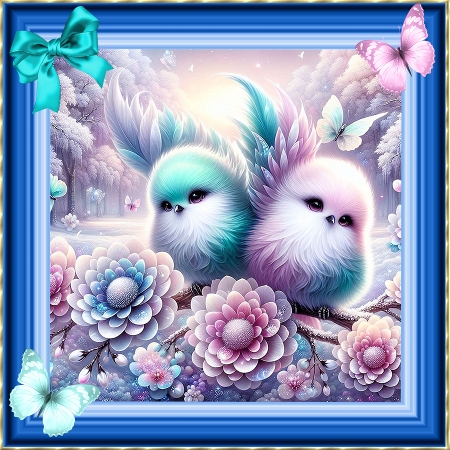Loving fantasy birds by Deloraine Neubauer
