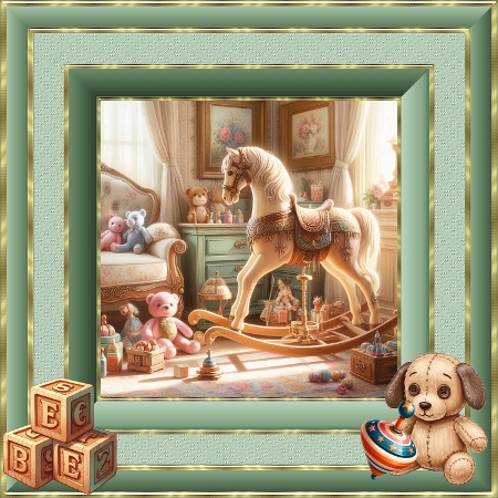 20+nursery  victorian rocking horses by Deloraine Neubauer