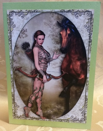 The Huntress + Extra Plaque by Deloraine Neubauer